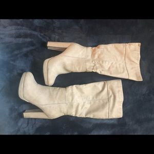 Tan boots